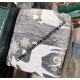 Pătură catifelată cocolino-MATERIAL GROS pentru pat dublu PJCC10 Pături cocolino groase cu motive craciun