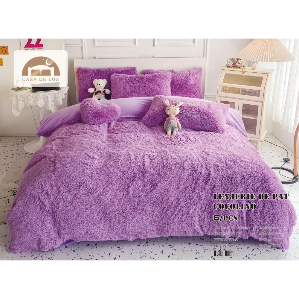 Lenjerie De Pat Pufoasa FLUFFY - MOV LENJERII COCOLINO FLUFFY