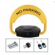 Blocator loc parcare automat, cu 2 telecomenzi si alarma, suporta 2 tone, Galben/Negru, rezistent intemperii