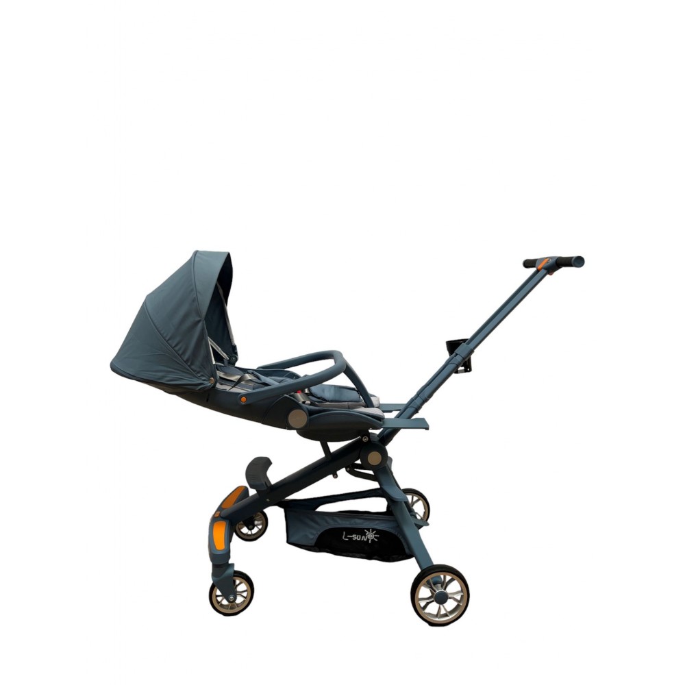 Cărucior muzical , compatibil avion, bleu,  l-sun c2-2 CARUCIOARE COPII