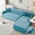 Husa de Coltar din Catifea , TURQUOISE