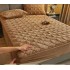 Huse/Topper pentru saltea cu elastic 180x200,maro inchis