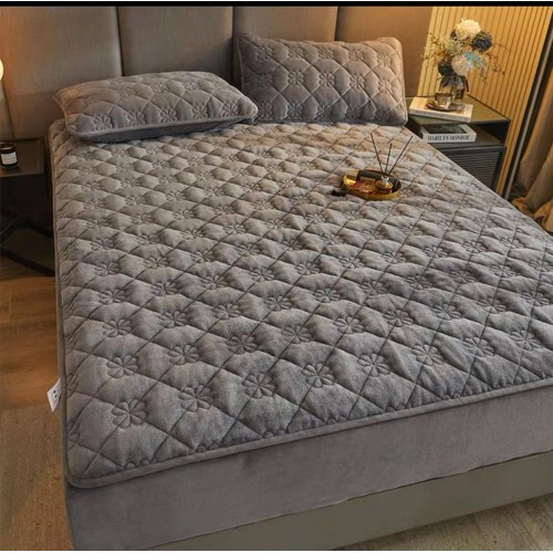 Huse/Topper pentru saltea cu elastic 180x200,gri