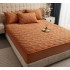 Huse/Topper pentru saltea cu elastic 180x200,maro deschis
