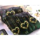 Set Lenjerie de Pat din Finet, 6 Piese, Pat 2 Persoane, YO-17 Lenjerii din finet 6 piese
