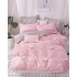 Set Lenjerie de Pat din Finet, 6 Piese, Pat 2 Persoane, YO-3