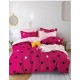 Set Lenjerie de Pat din Finet, 6 Piese, Pat 2 Persoane, YO-33 Lenjerii din finet 6 piese