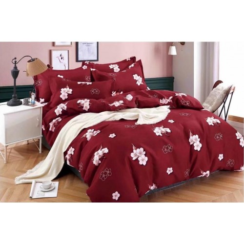 Set Lenjerie de Pat din Finet, 6 Piese, Pat 2 Persoane, YO-37