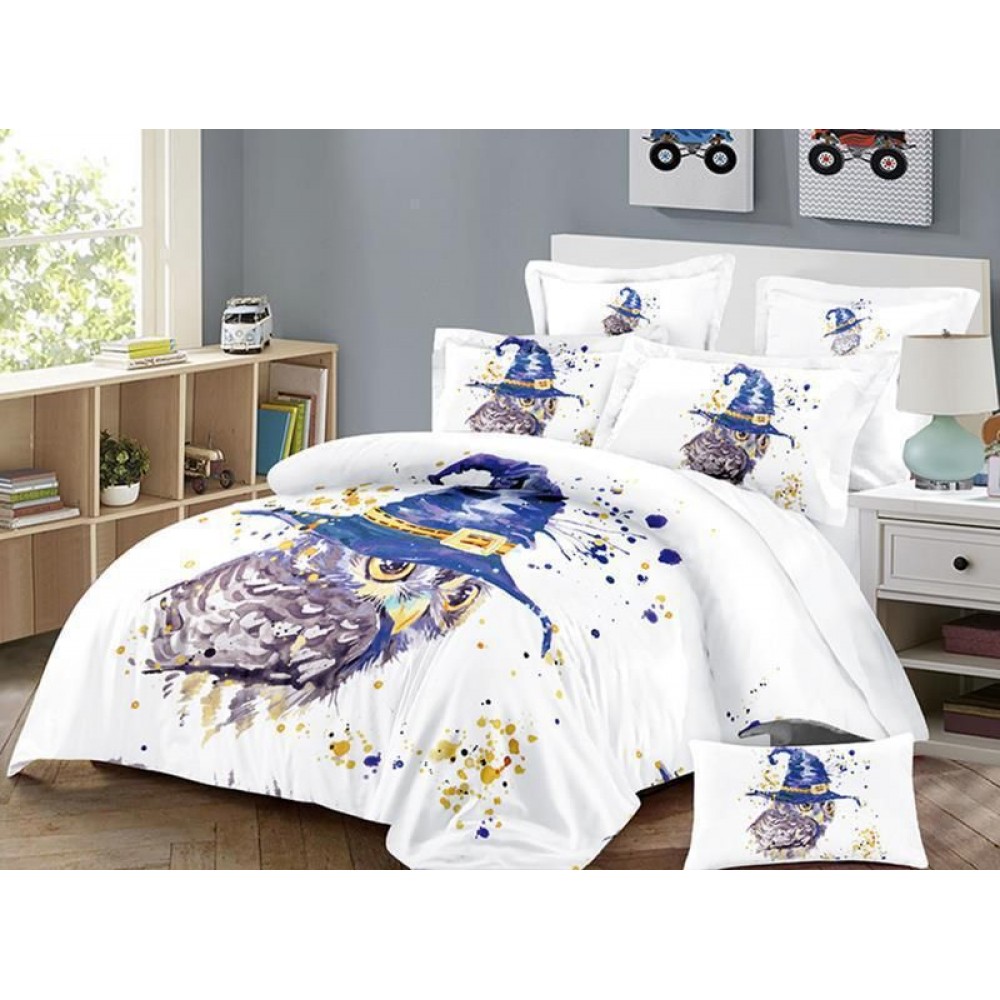 Set Lenjerie de Pat din Finet, 6 Piese, Pat 2 Persoane, YO-40 Lenjerii din finet 6 piese