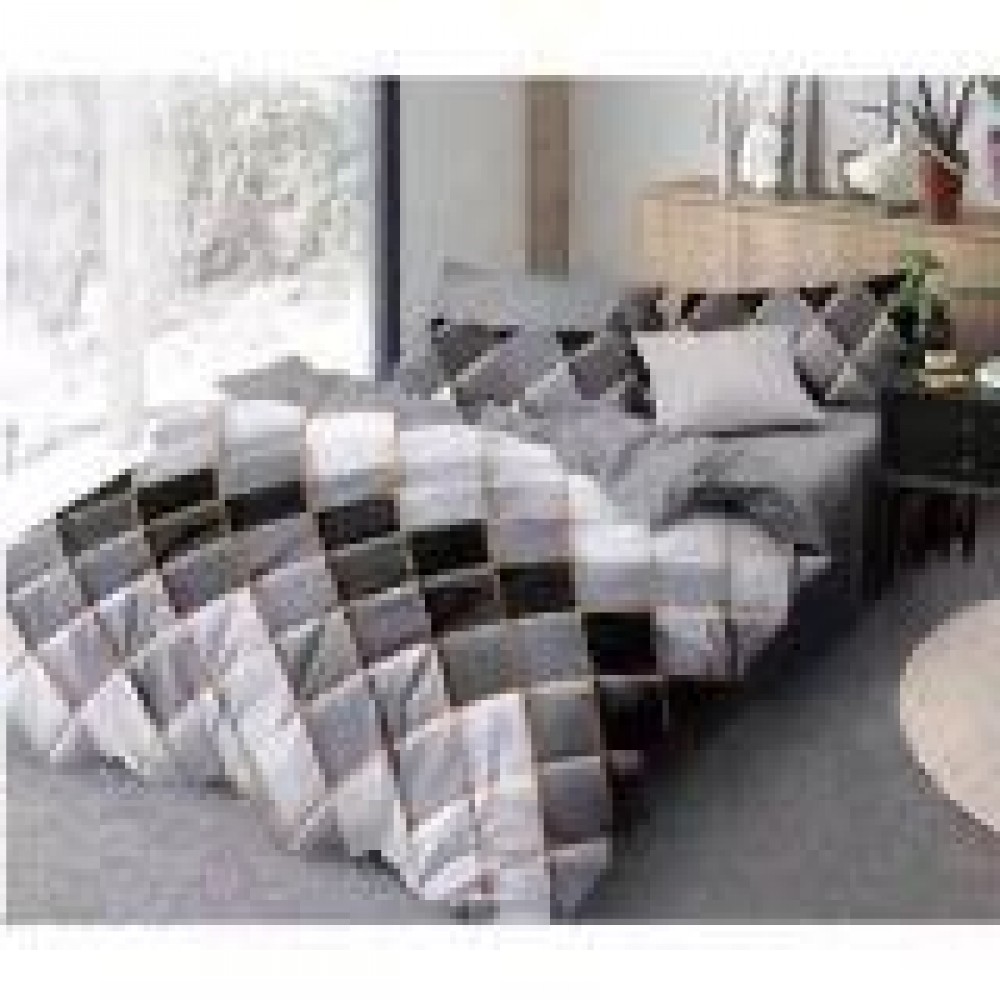 Set Lenjerie de Pat din Finet, 6 Piese, Pat 2 Persoane, YO-62 Lenjerii din finet 6 piese