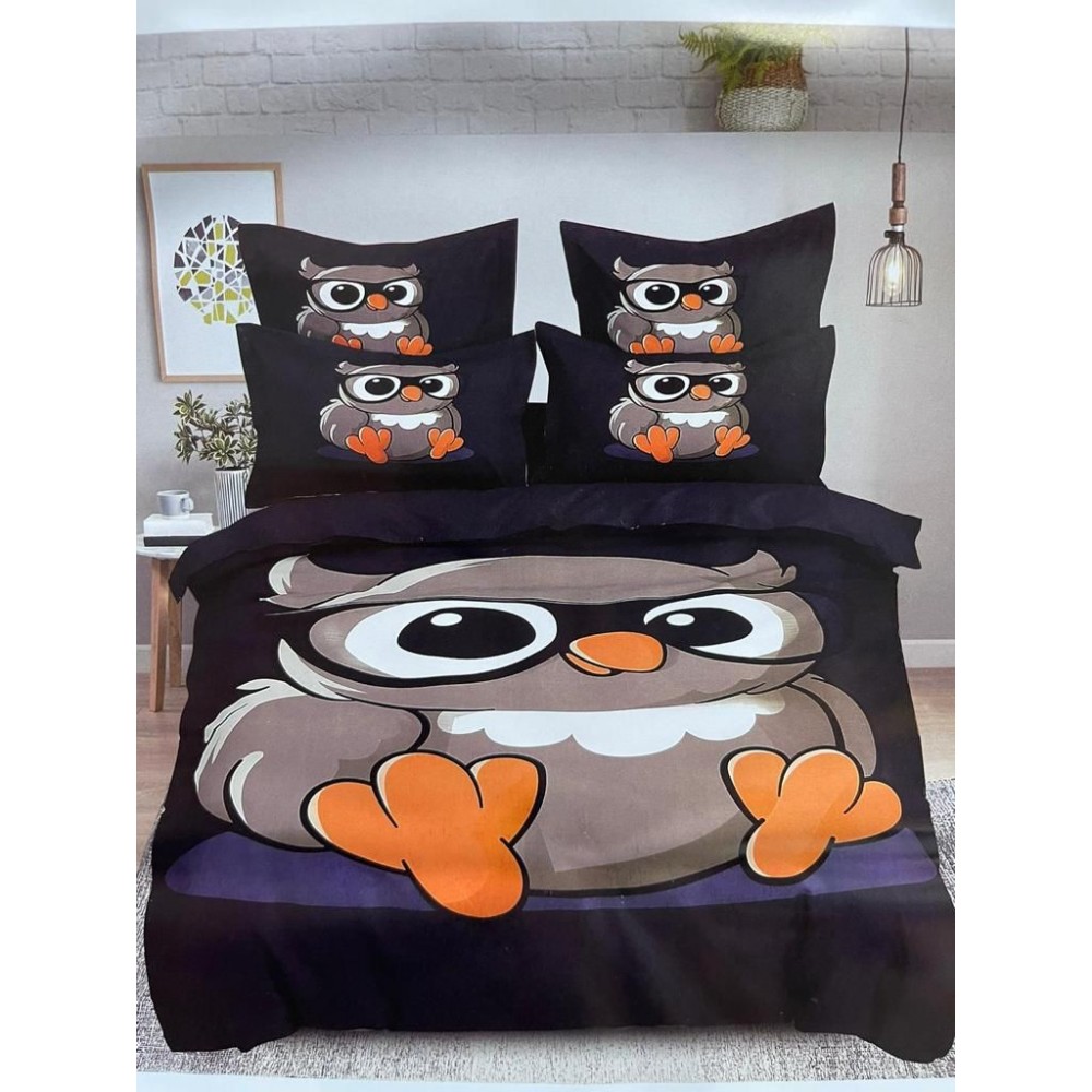 Set Lenjerie de Pat din Finet, 6 Piese, Pat 2 Persoane, YO-66 Lenjerii din finet 6 piese