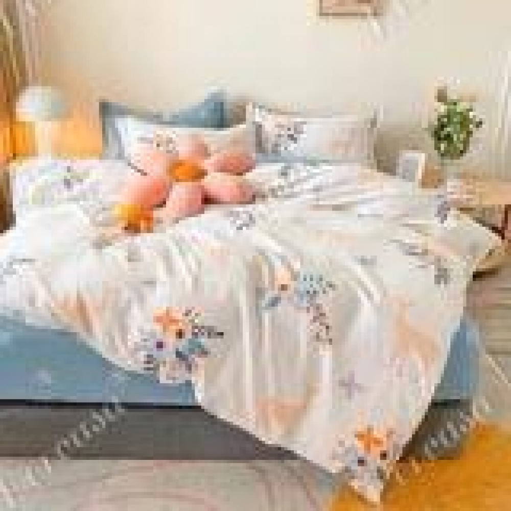 Set Lenjerie de Pat din Finet, 6 Piese, Pat 2 Persoane, YO-70 Lenjerii din finet 6 piese
