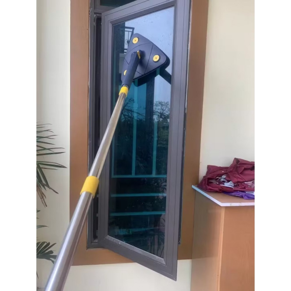 Mop cu cap triunghiular, reglabil, rotire 360 grade