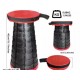Scaun portabil rotund, retractabil, extensibil cu pliere telescopica