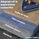 Mop cu cap triunghiular, reglabil, rotire 360 grade