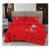 Set pat Luxury 4 Piese din Catifea ROSU CSK4