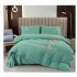 Set pat Luxury 4 Piese din Catifea BLEU CSK6