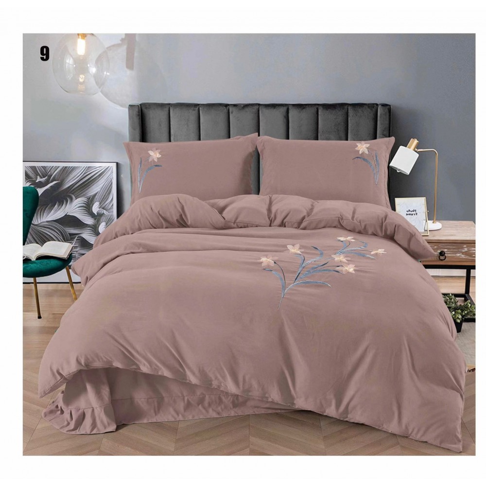 Set pat Luxury 4 Piese din Catifea CAPPUCCINO CSK8 LENJERII CATIFEA 4 PIESE