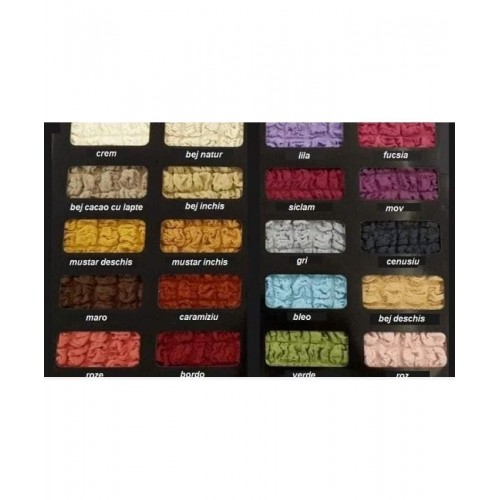 Husa creponata cu volane pentru coltar  roz