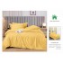 Lenjerie HoReCa, pat dublu, Damasc Finetat Deluxe, 6 piese, GALBEN