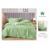 Lenjerie HoReCa, pat dublu, Damasc Finetat Deluxe, 6 piese, LIME