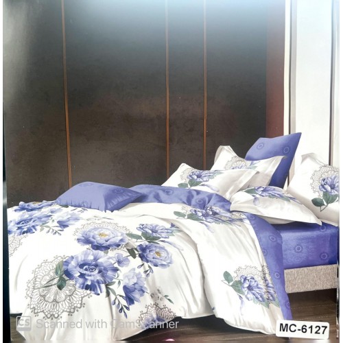 Set Lenjerie de Pat din Finet, 6 Piese, Pat 2 Persoane, LF6PMRY01