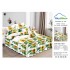 Lenjerie pat dublu, BUMBAC FINET, 6 piese, cu VOLANASE LFVSK07