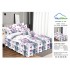 Lenjerie pat dublu, BUMBAC FINET, 6 piese, cu VOLANASE LFVSK10