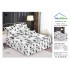 Lenjerie pat dublu, BUMBAC FINET, 6 piese, cu VOLANASE LFVSK28