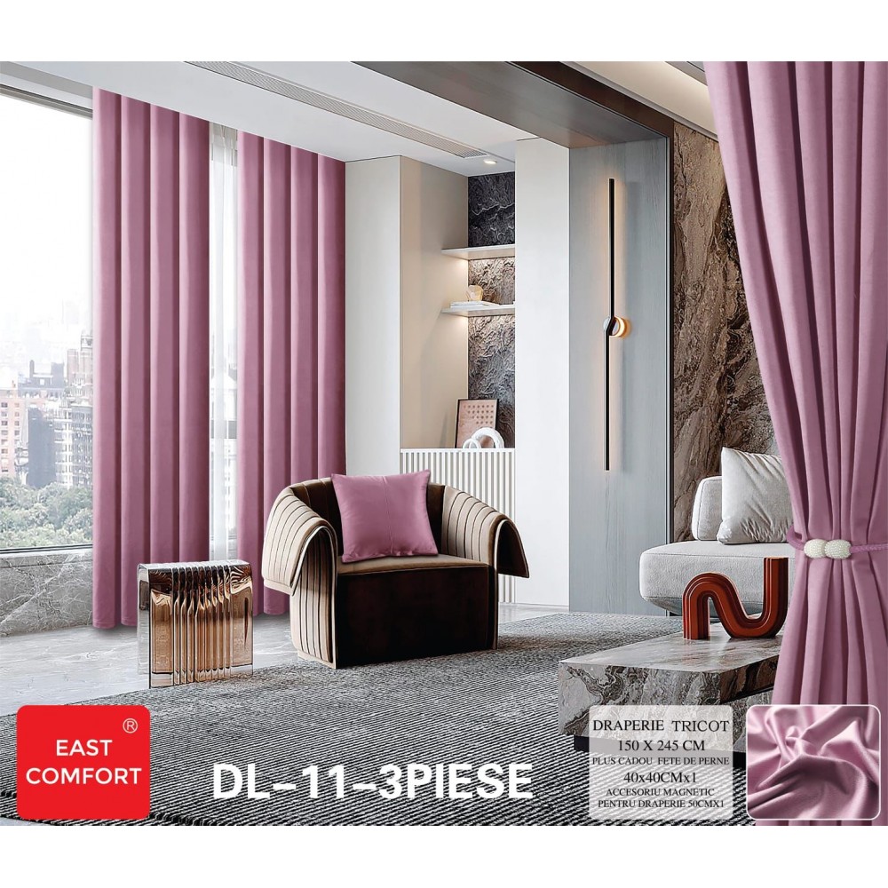 Set draperie Tricot , 150x245, PE10 DRAPERII