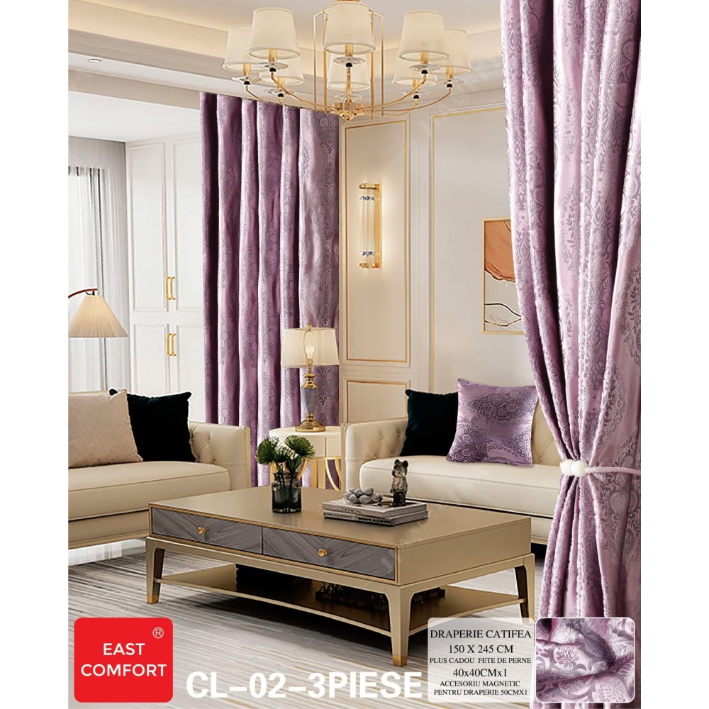 Set draperie Tricot , 150x245, PE13 DRAPERII