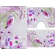 Covoare Pentru Baie, 3 Piese, Antiderapante , model pesti betta SET 3 PIESE BAIE