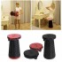 Scaun portabil rotund, retractabil, extensibil cu pliere telescopica