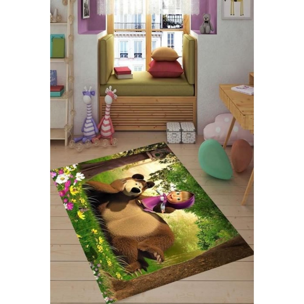 Covor antiderapant , 120 x 180, Masha si ursul Traverse antiderapante 120x180