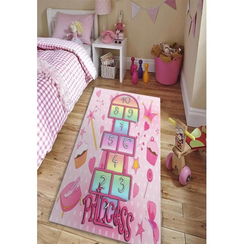 Covor antiderapant , 120 x 180, Sotron princess(roz)