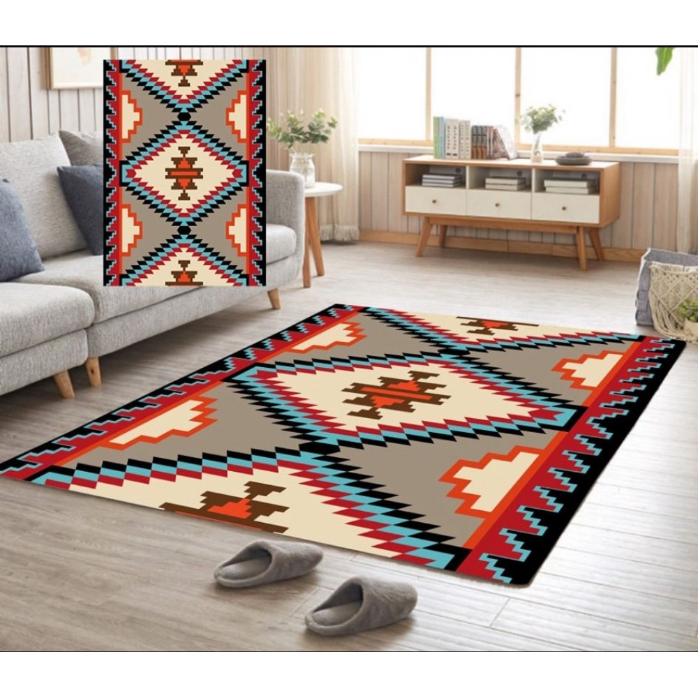 Covor antiderapant , 120 x 180 cm, Linii serpuite Traverse antiderapante 120x180