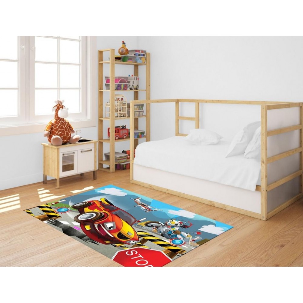 Covor antiderapant , 120 x 180, Masini de curse Traverse antiderapante 120x180