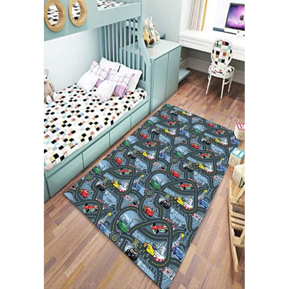 Covor antiderapant , 120 x 180, Traseu curse(gri) Traverse antiderapante 120x180