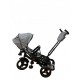 Tricicleta cu pozitie de somn, muzica si lumini, 8 luni - 4 ani, Roz Pudra - SL02 GRI TRICICLETE