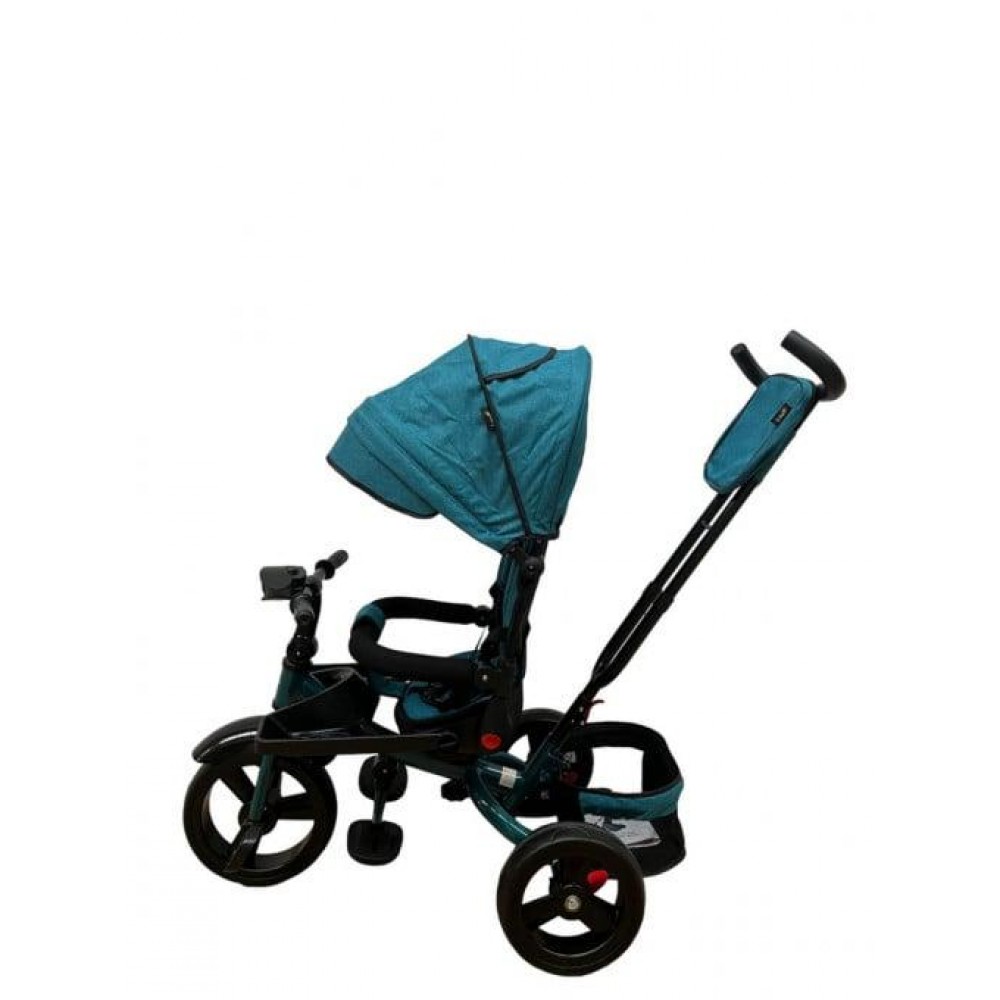 Tricicleta cu pozitie de somn, muzica si lumini, 8 luni - 4 ani, Roz Pudra - SL02 TURQOISE TRICICLETE