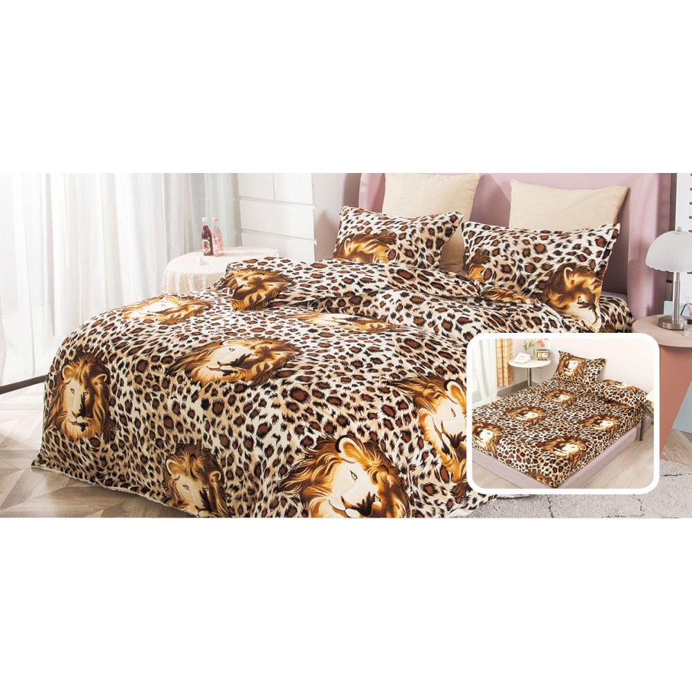 Lenjerie Cocolino 4 piese cu elastic pentru pat dublu CER12 Lenjerii cocolino 4 piese cu ELASTIC