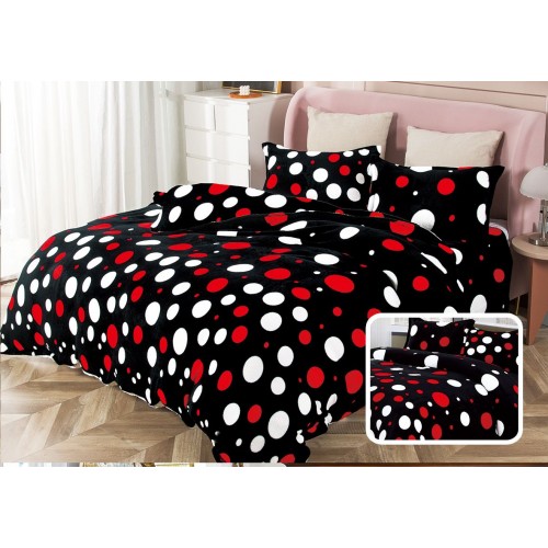 Lenjerie Cocolino 4 piese cu elastic pentru pat dublu CER4