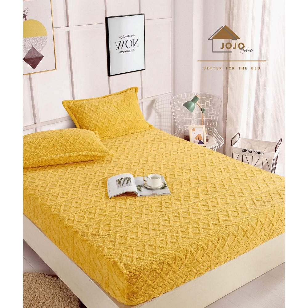 HUSA DE PAT COCOLINO +2 FETE DE PERNA MODEL TRICOTAT HJT08 Huse de pat Cocolino tip tricotaj