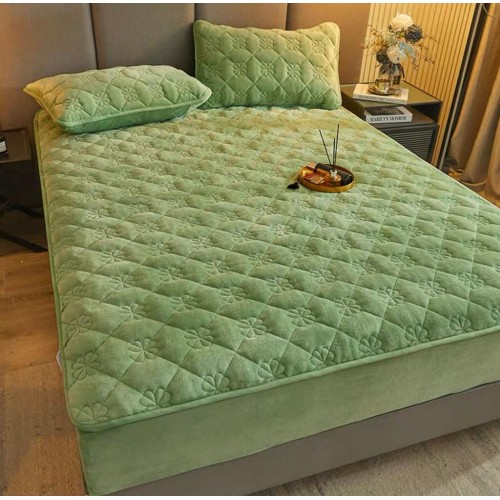Huse/Topper pentru saltea cu elastic 180x200,verde