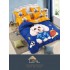 Lenjerie pat dublu, Bumbac Finet Superior, 6 Piese, Bumbac Finet, 3D, J3