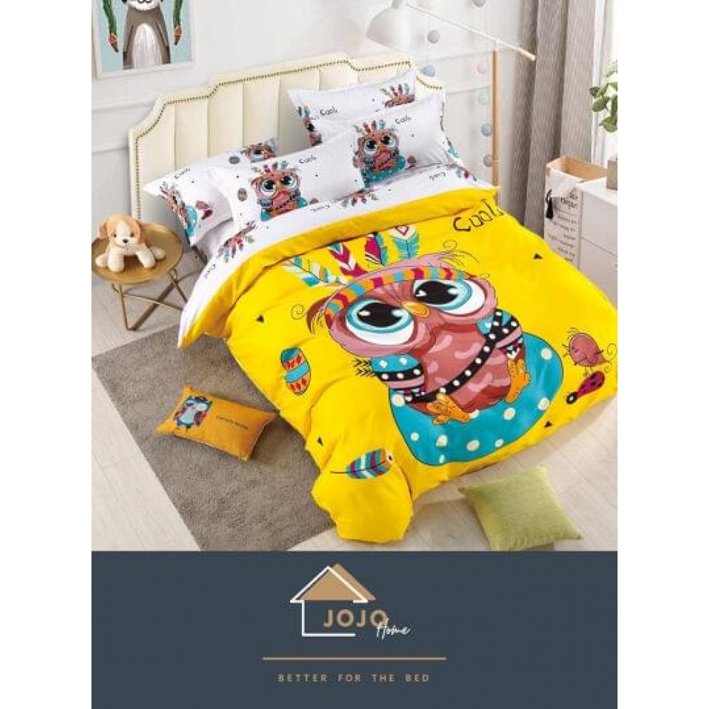 Lenjerie pat dublu, Bumbac Finet Superior, 6 Piese, Bumbac Finet, 3D, J4 LENJERII DIN FINET 6 PIESE 3D