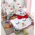 Lenjerie pat dublu, Bumbac Finet Superior, 6 Piese, Bumbac Finet, 3D, J5