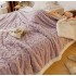 Patura CoCoLiNo tip Tricotaj  cu blanita, 200x230cm, Jojo Home, lila