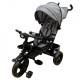 Tricicleta cu pozitie de somn, muzica si lumini, 8 luni - 4 ani, Roz Pudra - SL02 GRI TRICICLETE