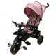 Tricicleta cu pozitie de somn, muzica si lumini, 8 luni - 4 ani, Roz Pudra - SL02 ROZ PUDRA TRICICLETE